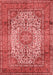 Medallion Red Traditional Area Rugs