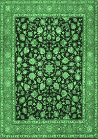 Persian Emerald Green Traditional Rug, tr536emgrn