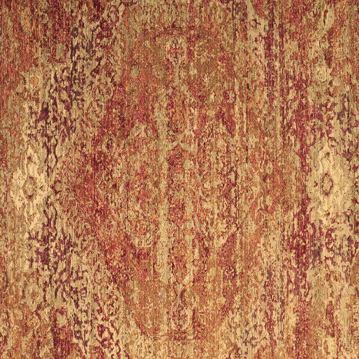 Square Persian Brown Traditional Rug, tr537brn