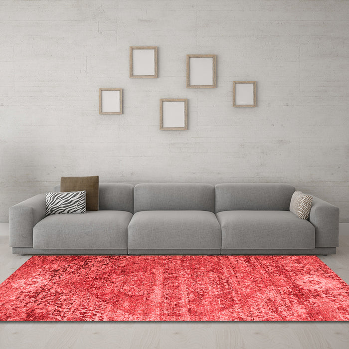 Traditional Red Washable Rugs