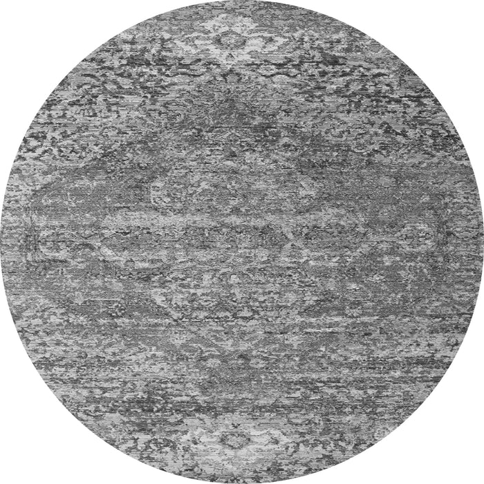 Square Persian Gray Traditional Rug, tr537gry