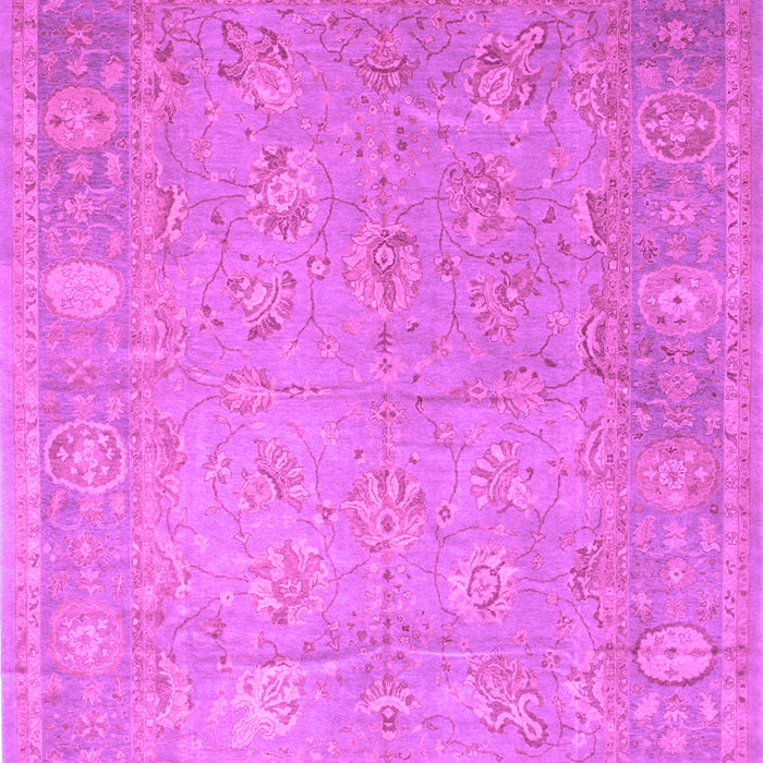 Machine Washable Oriental Purple Traditional Area Rugs, wshtr538pur