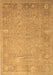 Oriental Brown Traditional Rug, tr538brn