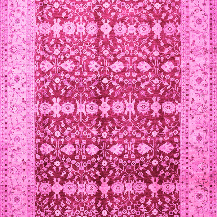 Oriental Pink Traditional Rug, tr539pnk
