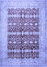 Machine Washable Oriental Blue Traditional Rug, wshtr539blu