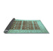 Sideview of Oriental Light Blue Traditional Rug, tr539lblu