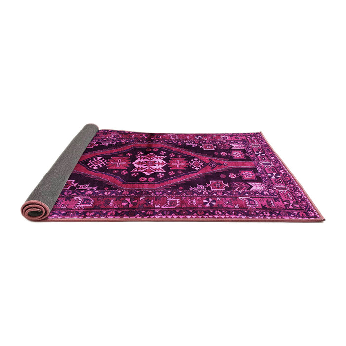 Sideview of Persian Pink Traditional Rug, tr53pnk