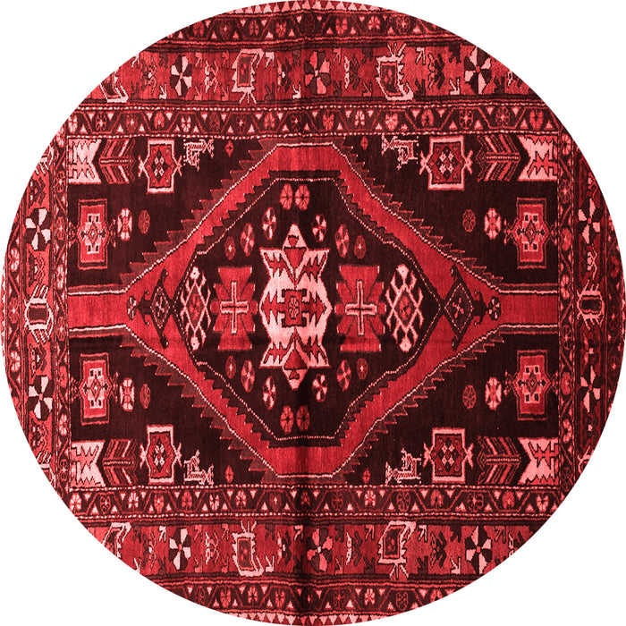 Machine Washable Persian Red Traditional Rug, wshtr53red