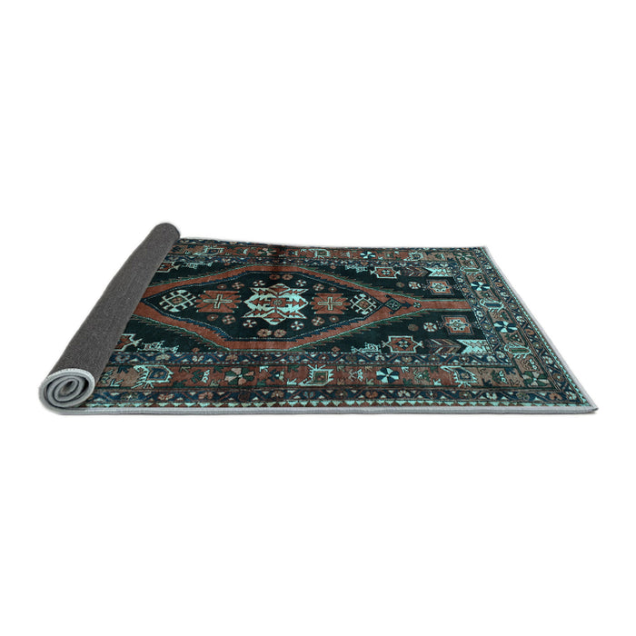 Sideview of Persian Light Blue Traditional Rug, tr53lblu