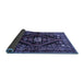 Sideview of Persian Blue Traditional Rug, tr53blu