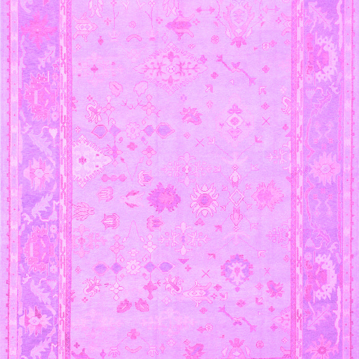 Machine Washable Oriental Purple Traditional Area Rugs, wshtr540pur