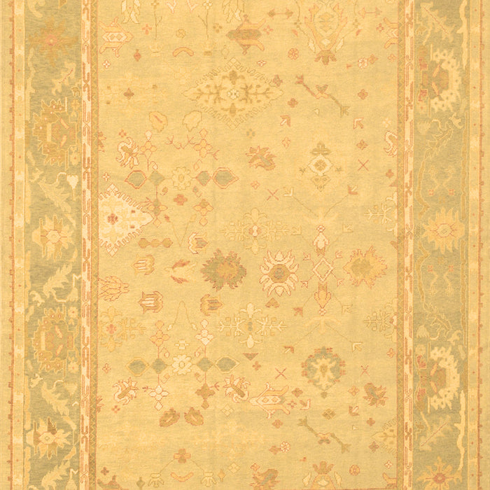 Machine Washable Oriental Brown Traditional Rug, wshtr540brn