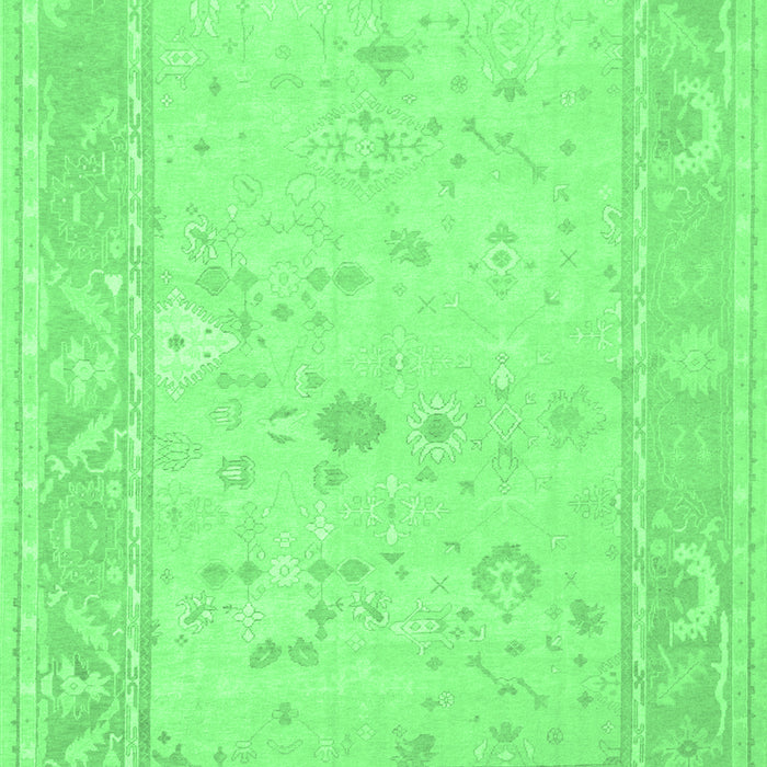 Oriental Emerald Green Traditional Rug, tr540emgrn