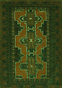 Persian Green Traditional Rug, tr541grn