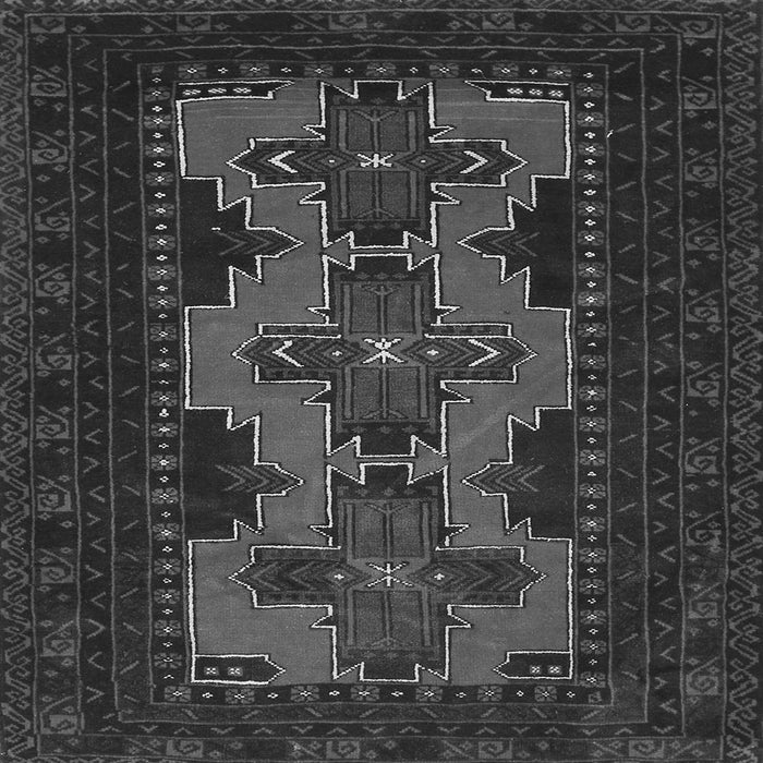 Round Machine Washable Persian Gray Traditional Rug, wshtr541gry