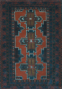 Persian Light Blue Traditional Rug, tr541lblu