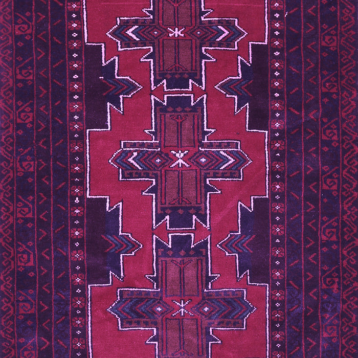 Machine Washable Persian Purple Traditional Area Rugs, wshtr541pur