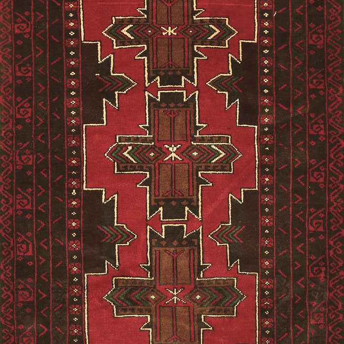 Machine Washable Persian Brown Traditional Rug, wshtr541brn