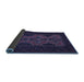 Sideview of Persian Blue Traditional Rug, tr541blu