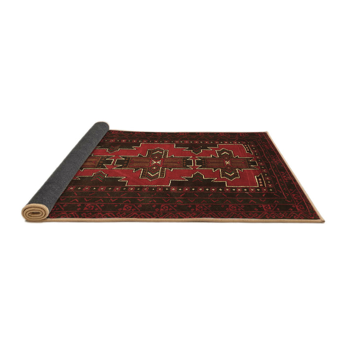 Sideview of Persian Brown Traditional Rug, tr541brn