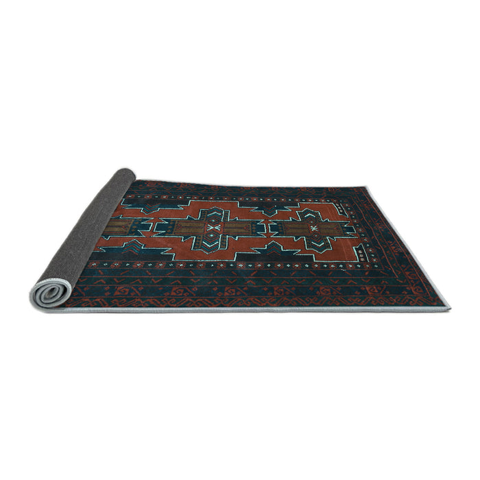 Sideview of Persian Light Blue Traditional Rug, tr541lblu