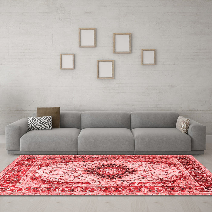 Traditional Red Washable Rugs