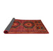 Sideview of Traditional Red Persian Rug, tr543