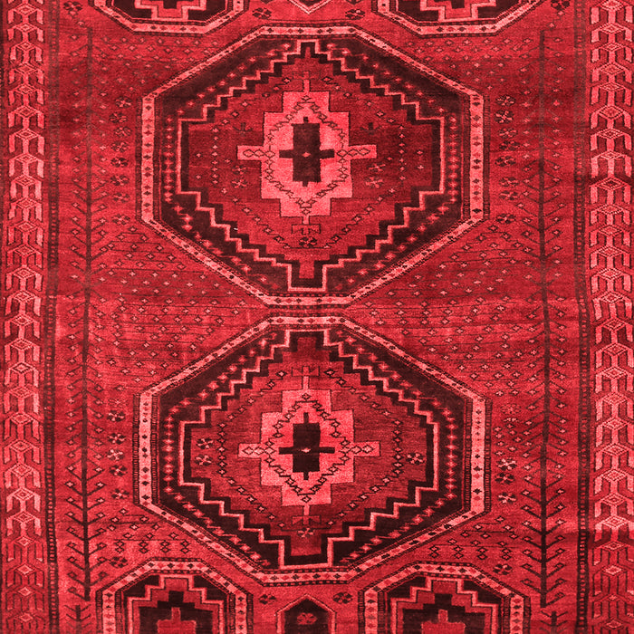 Machine Washable Persian Red Traditional Rug, wshtr543red