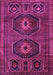 Machine Washable Persian Purple Traditional Area Rugs, wshtr543pur