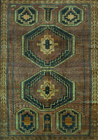 Persian Turquoise Traditional Rug, tr543turq