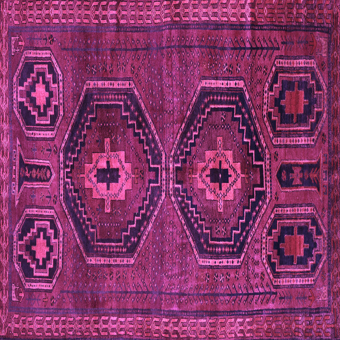 Square Persian Purple Traditional Rug, tr543pur
