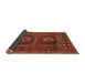 Sideview of Persian Brown Traditional Rug, tr543brn