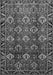 Serging Thickness of Machine Washable Persian Gray Traditional Rug, wshtr544gry