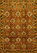 Machine Washable Persian Yellow Traditional Rug, wshtr544yw