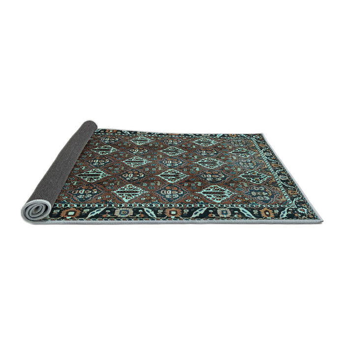 Sideview of Persian Light Blue Traditional Rug, tr544lblu
