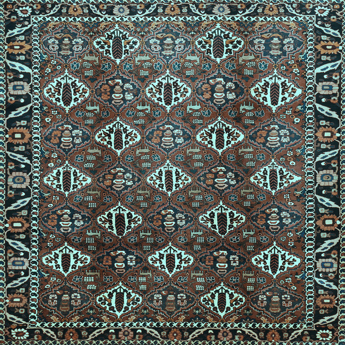 Square Persian Light Blue Traditional Rug, tr544lblu