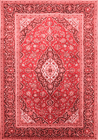 Medallion Red Traditional Rug, tr545red