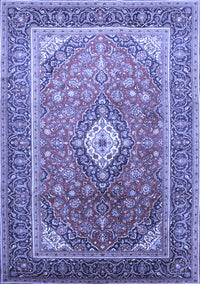 Medallion Blue Traditional Rug, tr545blu