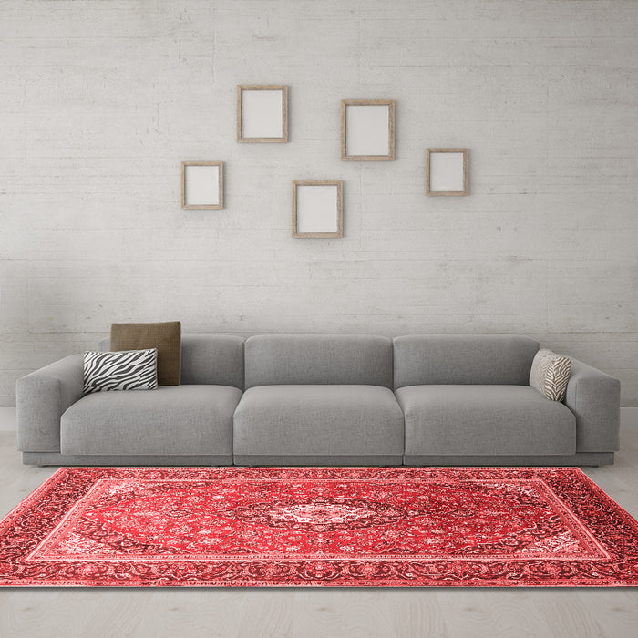 Traditional Red Washable Rugs