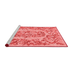 French Red Washable Rugs