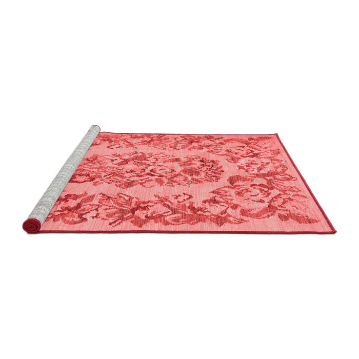 French Red Washable Rugs