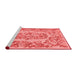 French Red Washable Rugs