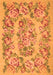 Medallion Orange French Rug, tr546org