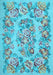 Medallion Light Blue French Rug, tr546lblu