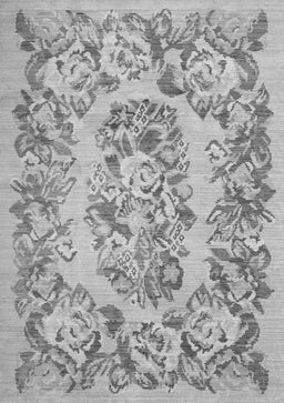 Medallion Gray French Rug, tr546gry