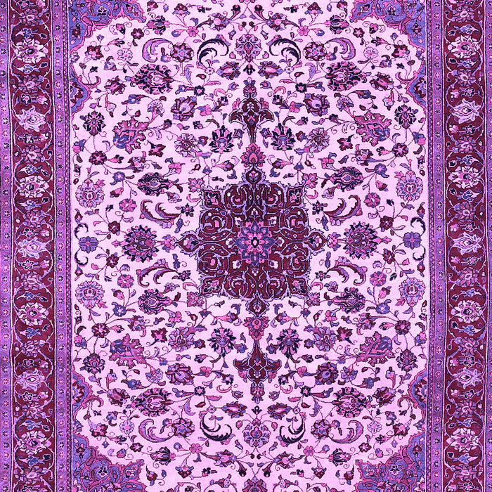 Medallion Purple Traditional Rug, tr548pur