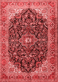 Medallion Red Traditional Rug, tr549red