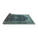 Sideview of Medallion Light Blue Traditional Rug, tr549lblu