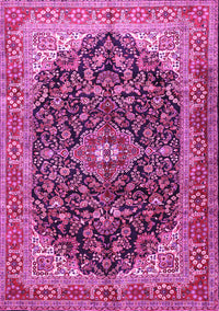 Medallion Pink Traditional Rug, tr549pnk