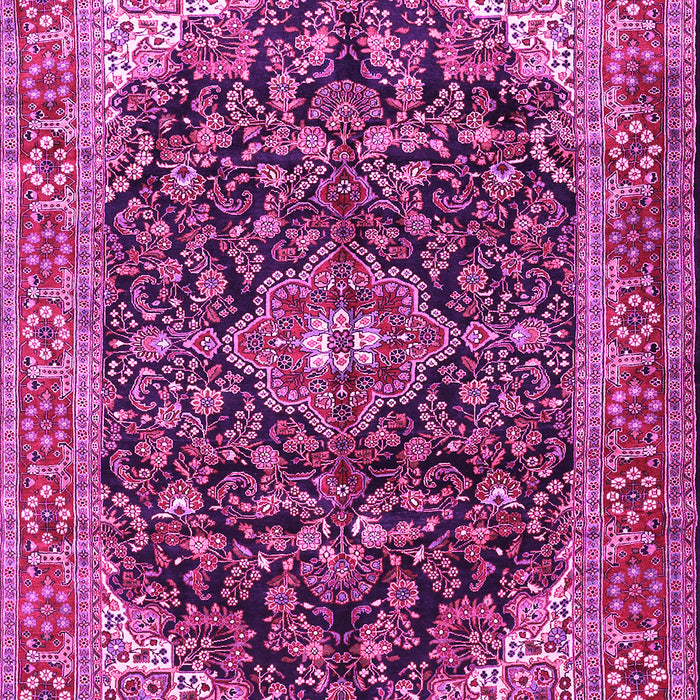 Medallion Pink Traditional Rug, tr549pnk